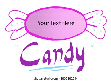 The illustration and letter of  Candy