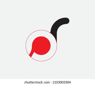 Illustration of the letter D as a pan.D letter logo template vector icon design.