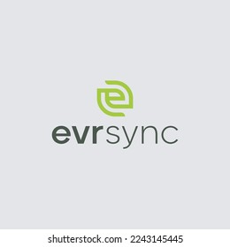 Letra de ilustración E diseño de icono de logotipo moderno vector