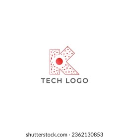 ILLUSTRATION LETTER K GEOMETRIC LOGO ICON GRADIENT COLOR TEMPLATE SIMPLE MINIMALIST ELEMENT DESIGN SIMPLE VECTOR GOOD FOR APPS, BRAND 