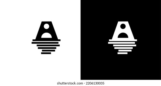 Illustration of Letter A Logo Design. A creative logo design. September 25 2022