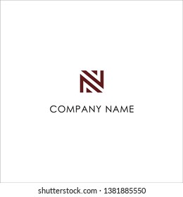 illustration letter N Classic Logo Concept