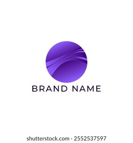 ILLUSTRATION LETTER O CIRCLE GRADIENT PURPLE COLOR TECH LOGO ICON TEMPLATE SIMPLE DESIGN ELEMENT VECTOR