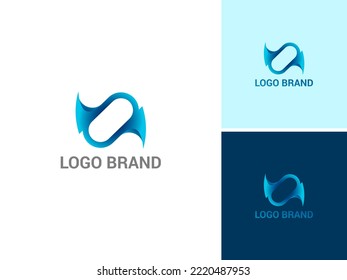BILDSCHIRM FÜR CIRCLE TECH LOGO DESIGN EINFACHER VEKTOR GUT FÜR APPS, MARKE 