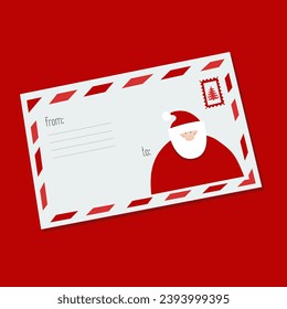 Illustration of the letter to Santa Claus