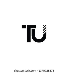 ILLUSTRATION LETTER TU LOGO DESIGN INSPIRATION VECTOR FOR YOUR BUSINESS