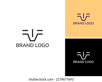 ILLUSTRATION LETTER V LOGO DESIGN VECTOR TEMPLATE