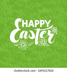 illustration of lettering "Happy Easter"