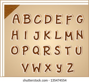 Illustration of the letters of the alphabet