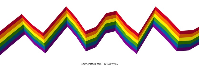 illustration of LGBT Rainbow flag background