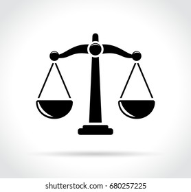 Illustration of libra icon on white background