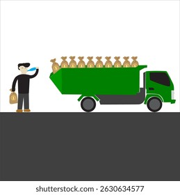 illustration of a life of abundant wealth
