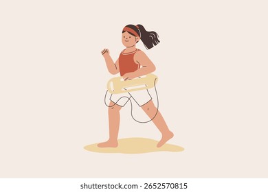 Ilustração da Corrida da Guarda de Vida
