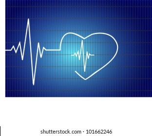 illustration of life line forming heart shape