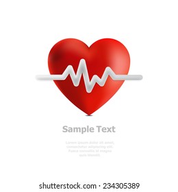 illustration of life line forming heart shape