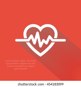 illustration of life line forming heart shape