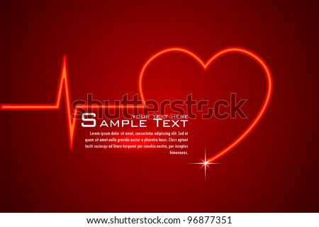 illustration of life line forming heart shape