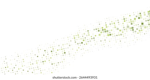 Illustration Light Blue, Green vector red banner with set of circles, dots. Donuts Background Modern