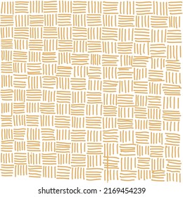 Illustration of a light brown weave pattern or chicken egg color with lines that make up the pattern. Gives a warm, traditional cultural feeling.