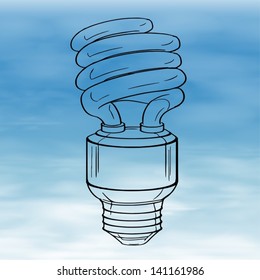 Illustration of a light bulb