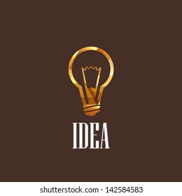 illustration with a light bulb