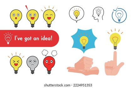 Illustration of a light bulb expressing that you got the idea