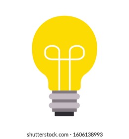 Illustration of light bulb icon
