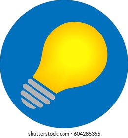 Illustration of light bulb icon