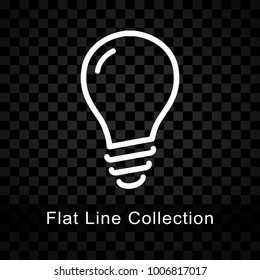 Illustration of light bulb icon on checkered background
