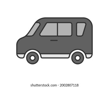 Ilustración de un coche ligero de un vehículo.