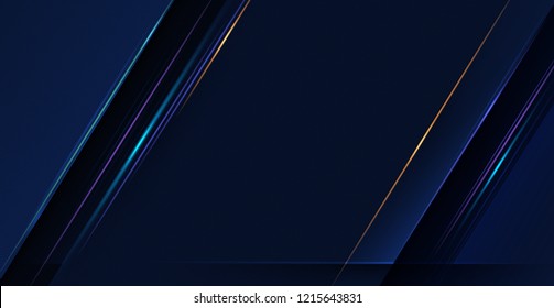 Illustration of light ray, stripe line with blue light, speed motion background.
Vector design abstract, science, futuristic, energy, modern digital technology concept for wallpaper, banner background