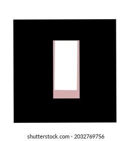 an illustration of a light switch at home