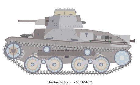 Illustration of light tank 
