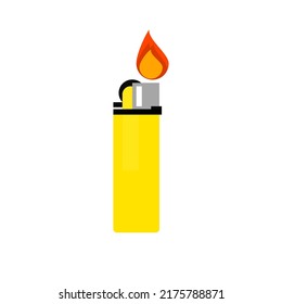 Illustration eines leichteren auf isoliertem Hintergrund.