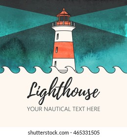 Illustration of lighthouse