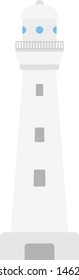 Illustration of a lighthouse building
