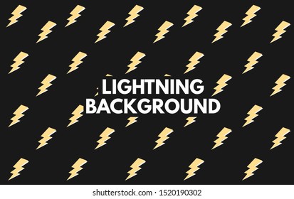 illustration of lightning patern background