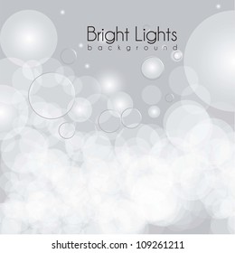 illustration of lights, glows and blurs, vector illustration