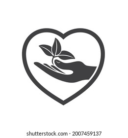 ilustración de me gusta plantar, arte vectorial.