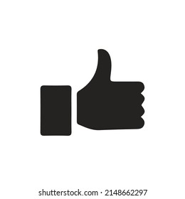 The illustration of a liking icon by lifting the thumb is very suitable for websites, applications, apps and more