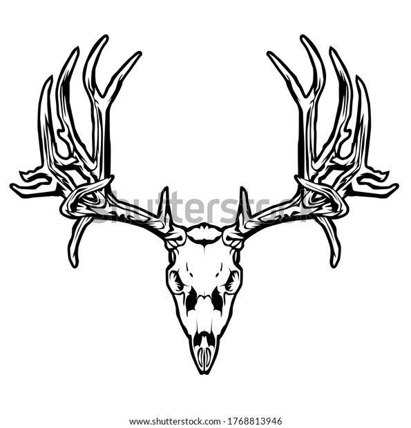 Illustration Line Art Animal Theme Using Stock Vector (Royalty Free ...