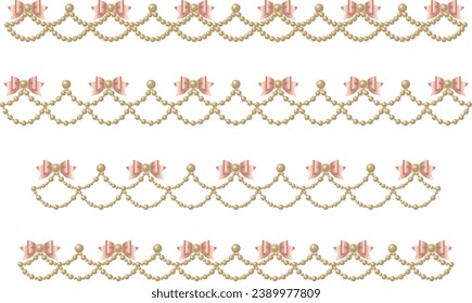 Illustration of a line of connected balls