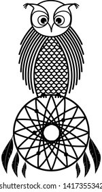 Illustration of a "Linear owl"