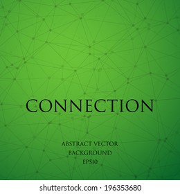 Illustration of lines geometric connections vector