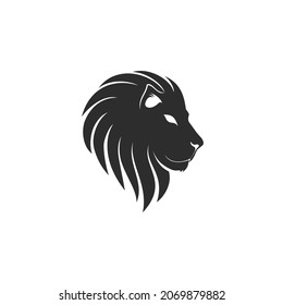 ilustración león head for logo