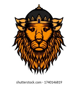 ilustración del rey león