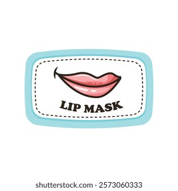 Illustration of Lip Mask Packaging