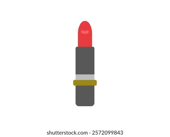 Illustration of lipstick icon for makeup.