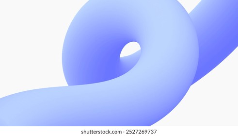 illustration of liquid forming a large circle with purple gradation color