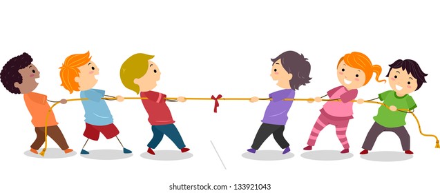 2,592 Tug of war Stock Vectors, Images & Vector Art | Shutterstock